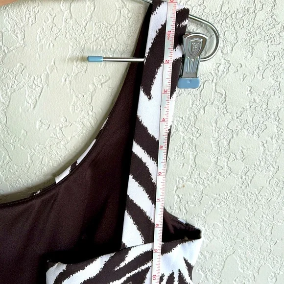 Connected Apparel Brown and White Zebra Print - Picture 8 of 10